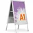 Durable Kundenstopper FOLD OUTDOOR A1
