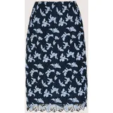 Madeleine Bleistiftrock Damen Floral Blau 42