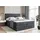 altdecor Boxspringbett BOXI8 KING - 160x200 - H3/H4 - Dunkelgrau