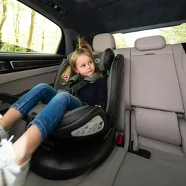 Lorelli Kindersitz Aviator, Mitwachsender Autositz mit Isofix grau