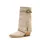 Ital-Design Cowboyboots Damen Beige 36
