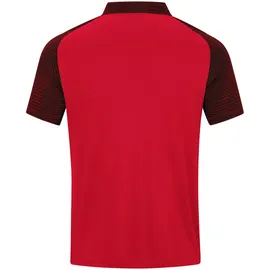 Jako Performance Poloshirt Herren rot/schwarz L