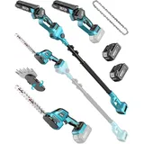 Seesii 6-in-1 Mini-Kettensäge & Akku-Heckenschere