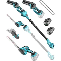 Seesii 6-in-1 Mini-Kettensäge & Akku-Heckenschere