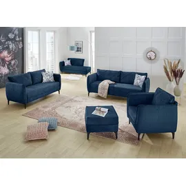 Jockenhöfer Recamiere Novara 165 x 86 x 85 cm Blau