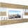 Belini Wohnwand Vollausstattung Wohnzimmer-set Moderne Schrankwand mit Led-beleuchtung Anbauwand Tv-schrank Sonoma Eiche