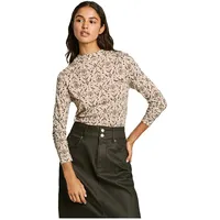Pepe Jeans Eurice Langarm-t-shirt - ecru L