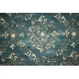 A.S. Création Vliestapete Damask (Blau-Metallic, Ornament, 10.05 x 0.53 m