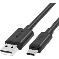 Unitek Cable USB-A 2.0 - USB-C 3m (3 m, USB 2.0), USB Kabel