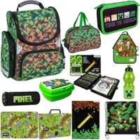 Goldkids Set XXL 12er Schulranzen Ranzen Tornister Federmappe Turnbeutel