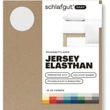 schlafgut Easy Jersey 120 x 200 - 130 x 220 cm full white