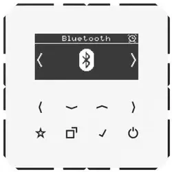 Jung DABCDBTWW Smart Radio DAB+ Bluetooth®, Serie CD, alpinweiß