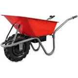 Hecht Motorschubkarre 2620 mit 24V/12Ah Akku, 80 l, 260kg, 280W, bis 6km/h, 10h Laufzeit rot