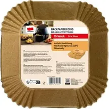 Quickpack Heißluftfritteusen, Backpapier 24x24cm