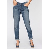 MAC Straight-Jeans Melanie blau 36/34