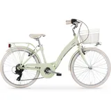 MBM Mädchenfahrrad Primavera 24 Zoll, hellgrün