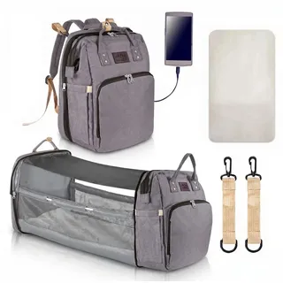 all Kids United Wickelrucksack Deluxe Grau