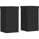 vidaXL Pflanzenständer 10 x 10 x 18 cm Schwarz