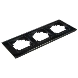 McPower Abdeckrahmen Flair 3-fach Schwarz