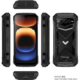 Doogee V Max Plus 16 GB RAM 512 GB Schwarz