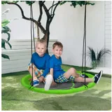 Outsunny Nestschaukel Ø110 cm Grün