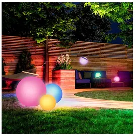 Müller-Licht tint Calluna Solar white+color LED Gartenleuchte 25cm (404072)
