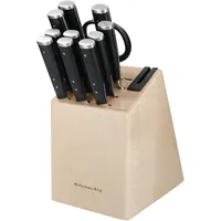 KitchenAid Geschmiedetes Messerset aus japanischem Stahl, mit Messerblock und