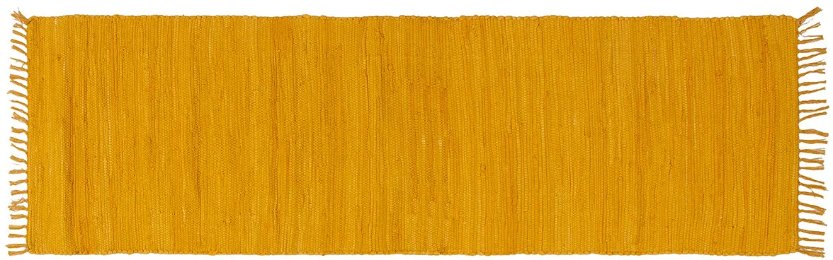 Tapis de couloir jaune cumin 60 x 200 cm AUBAGNE