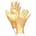 Nitril-Handschuhe L gold