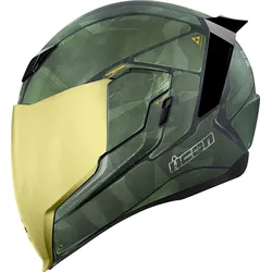 Icon Airflite Battlescar 2, Integralhelm - Grün - XL