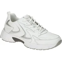 Gabor Sneaker Low Damen Weiß/Silber 38,5