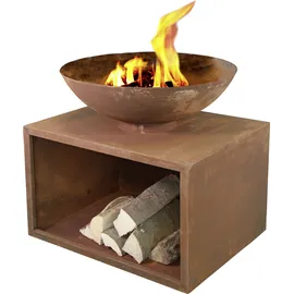 Buschbeck Feuerschale Rubigo 70 x 70 x 70 cm