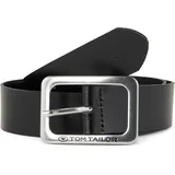 Tom Tailor Damengürtel Leder 4 cm schwarz 100