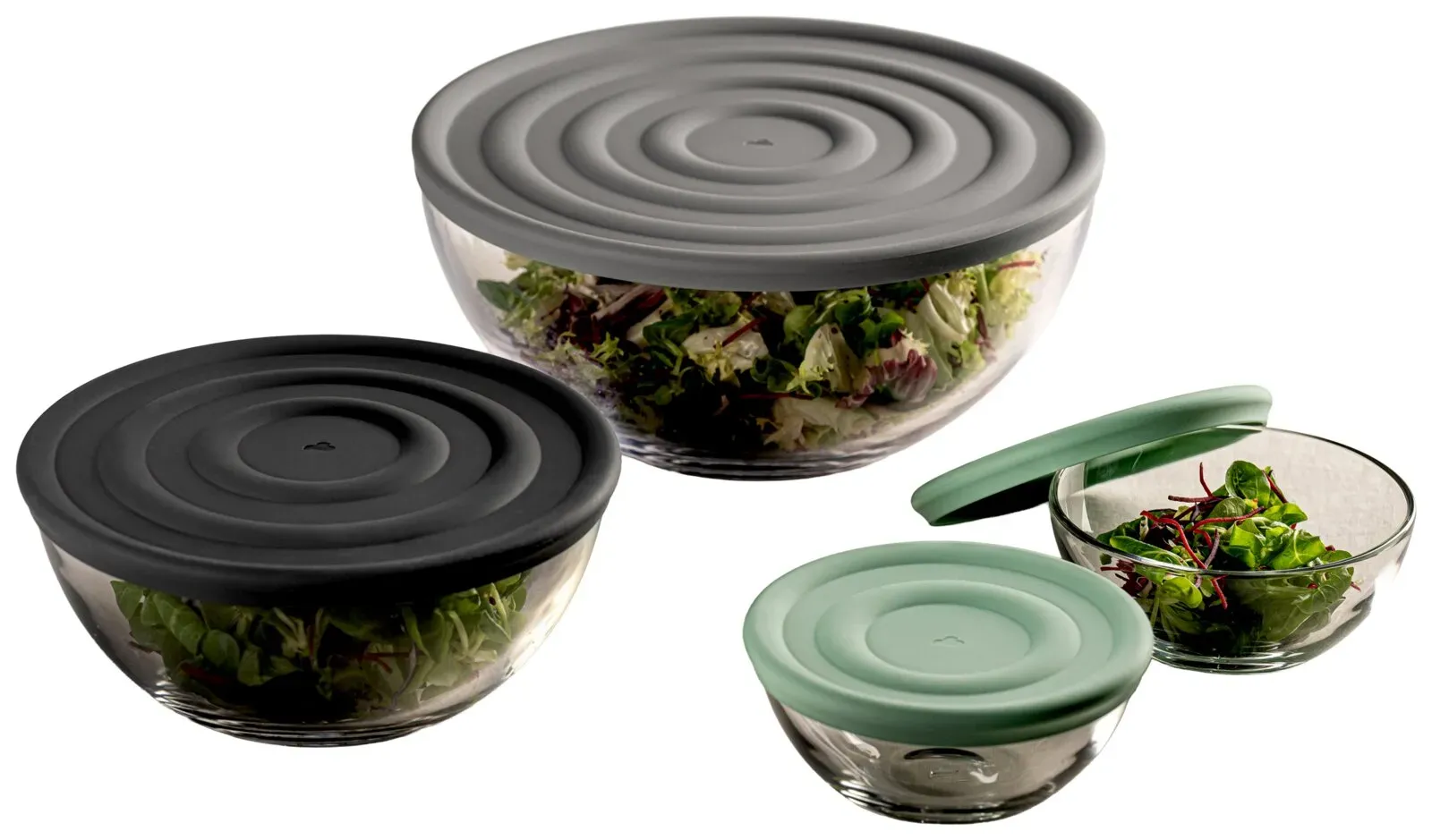 Leonardo Schalen/Deckel 6tlg CUCINA - B/H/T ca. 23.30x15.30x23.30
