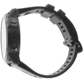 Garmin fenix 7X Sapphire Solar schwarzes DLC-Titan mit schwarzem Armband