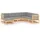 vidaXL Garten-Lounge-Set 7-tlg. grau Kiefer