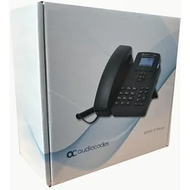 Audiocodes 405HD IP Phone black PoE Systemtelefon GGWV00597 VoIP-Telefon NEU