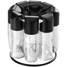 Metaltex Gewürzregal Spice-8 15 x 16,5 cm Schwarz