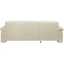 sit&more Eckcouch Kunstleder 3-Sitzer Beige