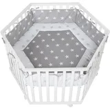 roba Cosiplay 100 x 100 cm Bio-Buche weiß Bodenfarbe Little Stars (202300WEV190)