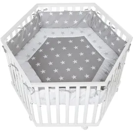 roba Cosiplay 100 x 100 cm Bio-Buche weiß Bodenfarbe Little Stars (202300WEV190)