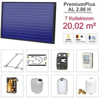 Solarbayer PremiumPlusAL Solarpaket H7 Biber Bruttofläche 20,02 m2 horizontal