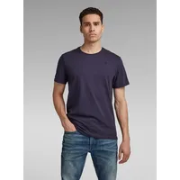 G-Star Base-s Ribbed Kurzarm-T-Shirt Sartho Blue XS