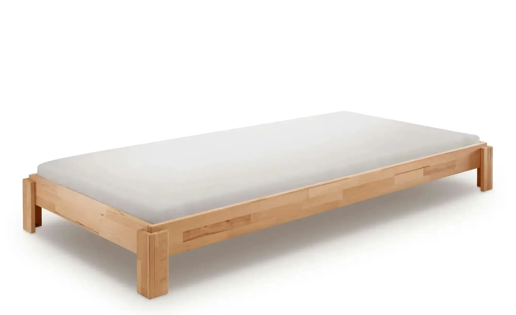 Stapelbett aus Massivholz Denver , holzfarben , Maße (cm): B: 98 H: 24