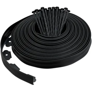 Relaxdays Rasenkante 37,40 m 60 schwarz