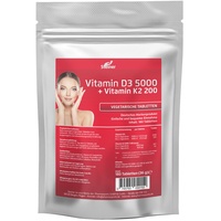 Vitamin D3 5000 IU & Vitamin K2 200mcg 180 Tabletten MK-7 Menachinon-7 D3 I.E.