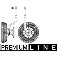 Mahle CFC217000P Kupplung, Kühlerlüfter