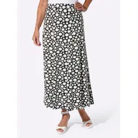 Inspirationen WITT WEIDEN Jerseyrock in schwarz-ecru-bedruckt | Gr.: 54