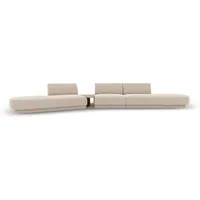 Micadoni Sofa Miley, modular 5-Sitzer ohne Armlehnen beige