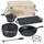 Garden Pleasure Dutch Oven Set 6-tlg. Gusseisen schwarz